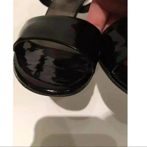 Franco Sarto Heels 7 Patent Leather Funky Chunky - Picture 4 of 8